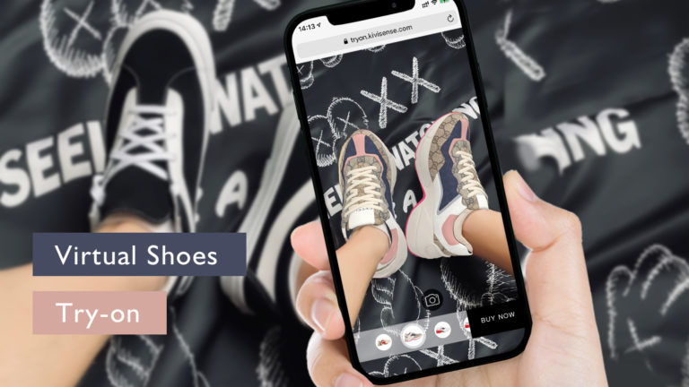 Kivisense AR Sneaker Try-on – Double Sales & Better ROI 2021