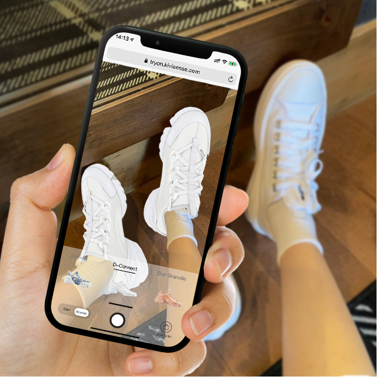 AR Sneaker Try-on