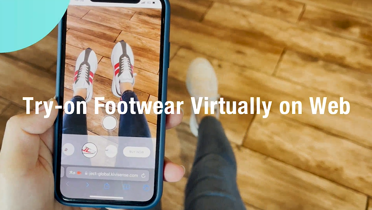 Kivisense shoes virtual try on