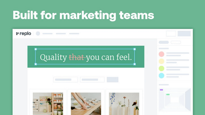 replo landing page designer