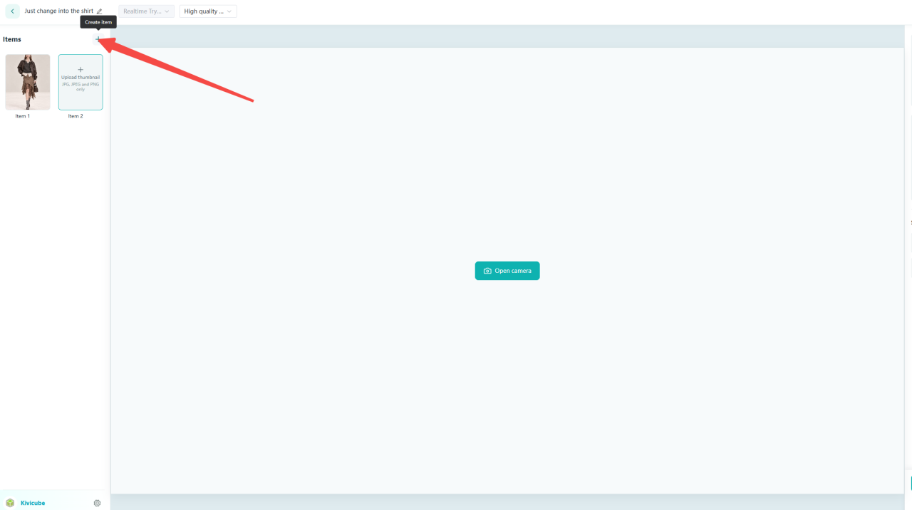 Virtual Try On Ecommerce Create Add New Items