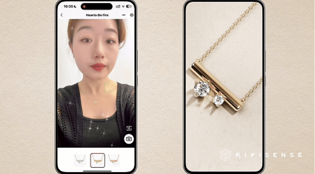 Virtual Try On Ecommerce Example Hearts On Fire