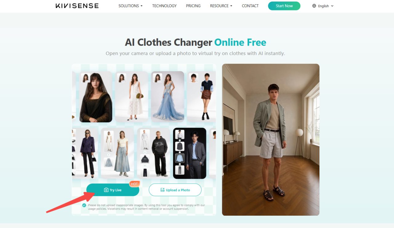Virtual Try On Ecommerce Open Try Live