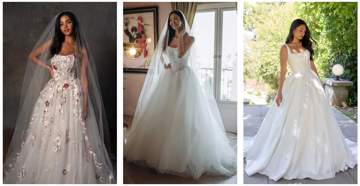 Virtual Wedding Dress Try on Style Ball Gown