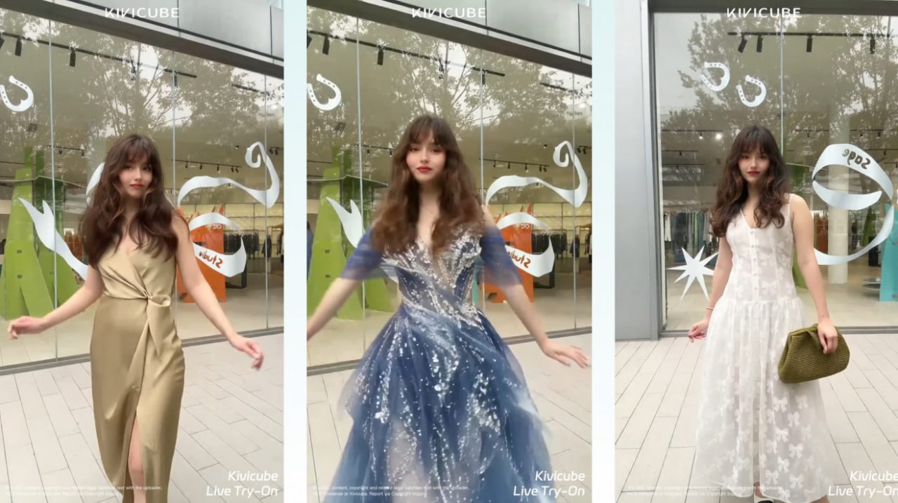 Virtual Wedding Dress Try on Kivisense Live Try On Results