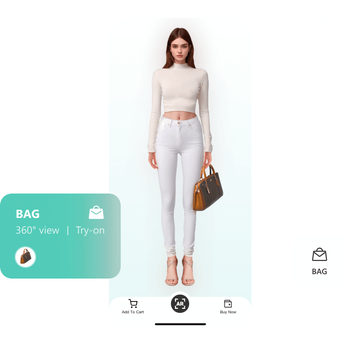 Virtual try-on BAG