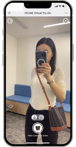 Celine's Mesmerizing 3D Bag Viewing