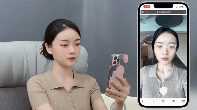 A simple scan to try on virtually, find the perfect glasses for your styles