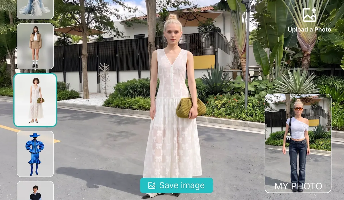 Photo-Based AI Clothes Try On