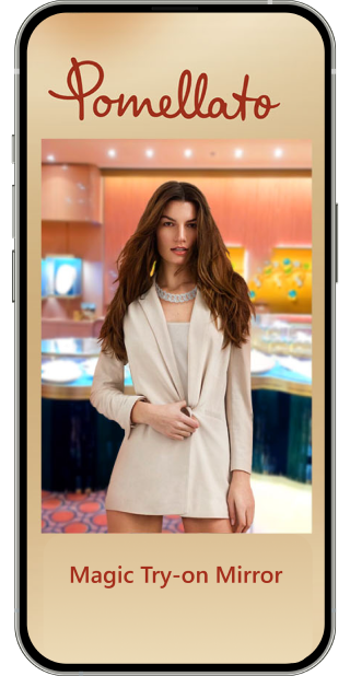 Pomellato Boutique Digitalization - AR Jewelry Try-on