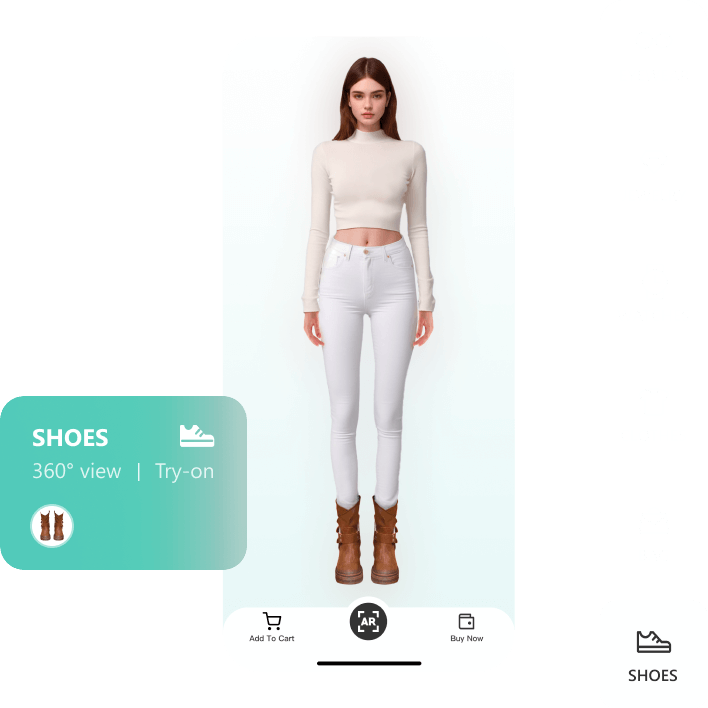 Virtual try-on SHOES